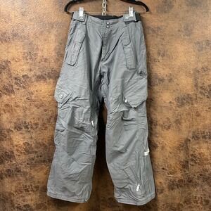 Sessions Snowboard Snow Mobile Skiing Gray Unisex Waterproof Adj. Waist Small